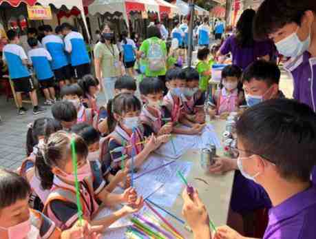 嘉義市私立景仁幼稚園體驗平衡木棍